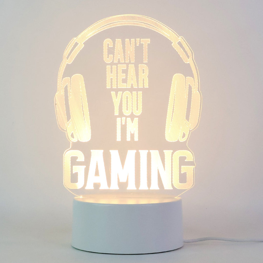 3D Acrylic LED Night Lamps – (1 Pc / Mix Design)