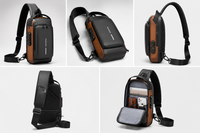 Anti-Theft Sling Bag With A USB Charging Cable