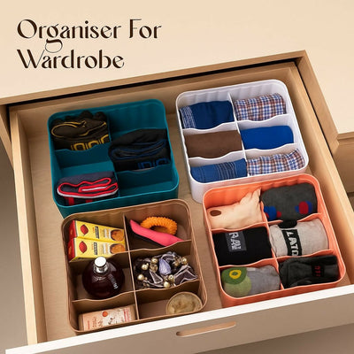 6-Compartment Wardrobe Organizer